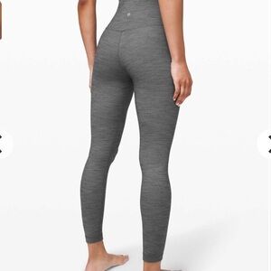 lululemon athletica align pant II  Heathered herringbone black and white